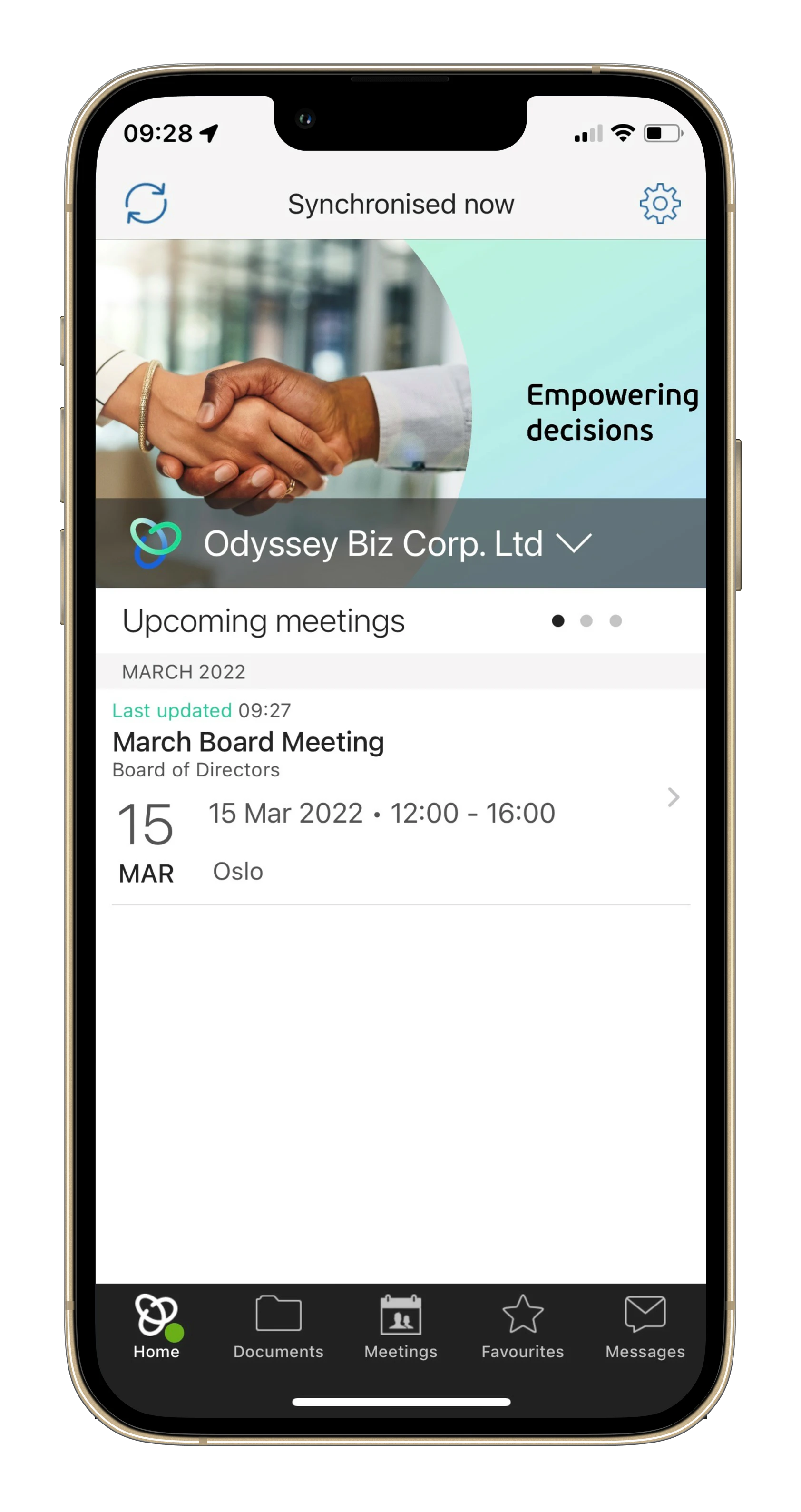 screenshot of Admincontrol Board Portal